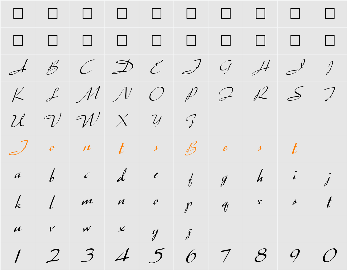 Hack  ttstd Character Map