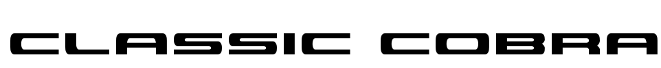 Classic Cobra Font Image