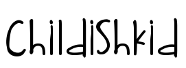 ChildishKid Font Image