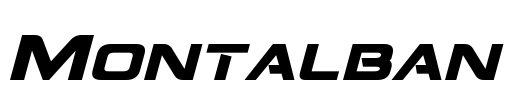 Montalban Font Image