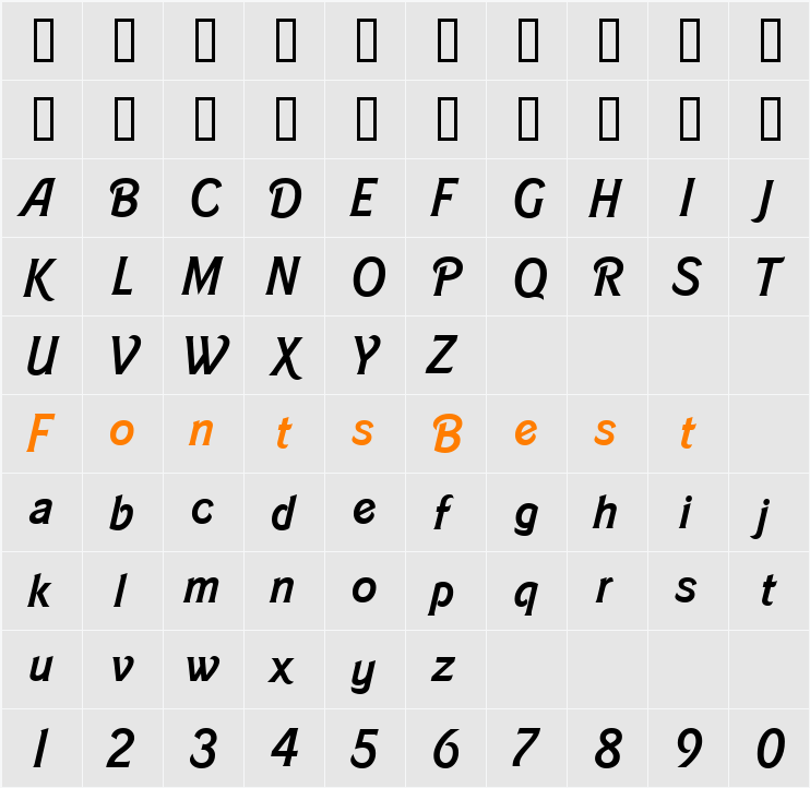 Barbie Character Map