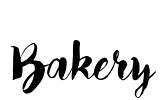 Bakery Font Image
