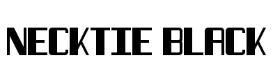 Necktie Black