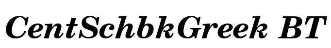 CentSchbkGreek BT