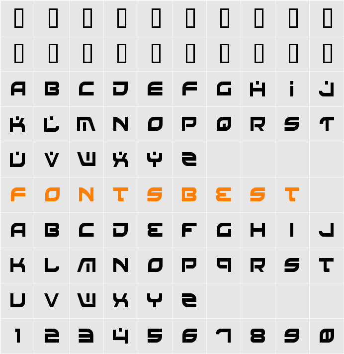 Battlefield Condensed Character Map