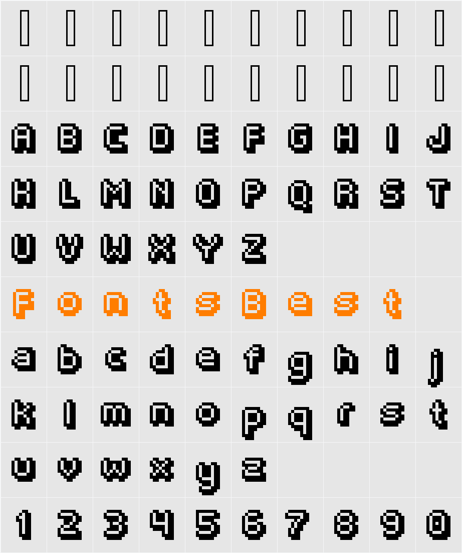 Fipps Character Map