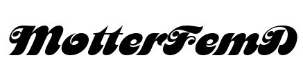 MotterFemD Font Image