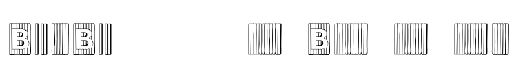 BadBaltimore Beveled Font Image