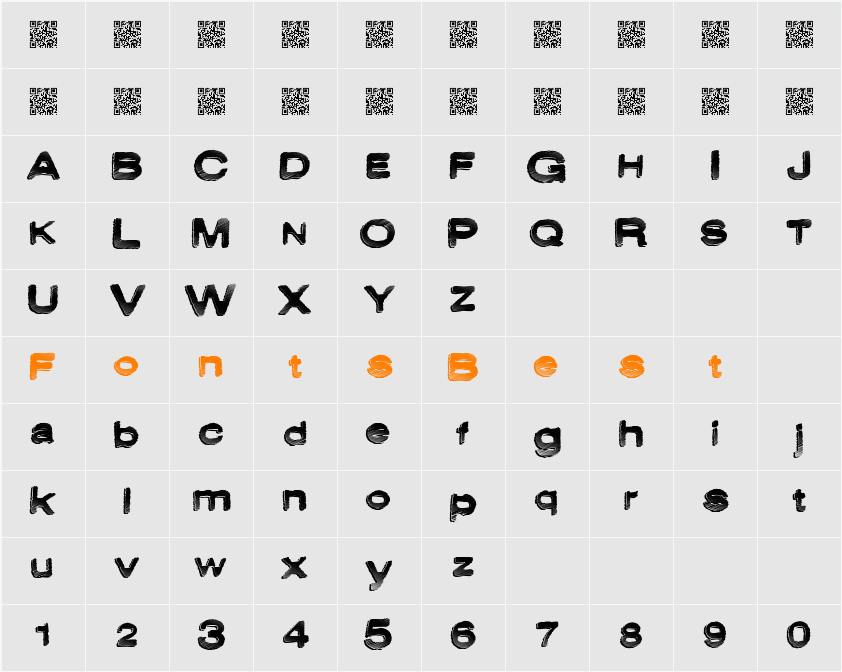 DanceAway Character Map
