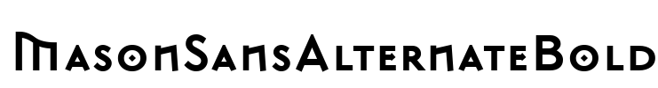 MasonSansAlternateBold