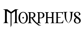 Morpheus Font Image