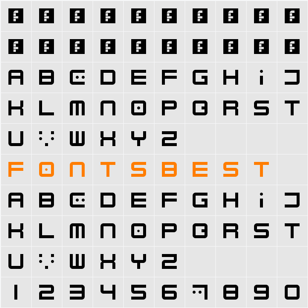 Electrobyte Character Map