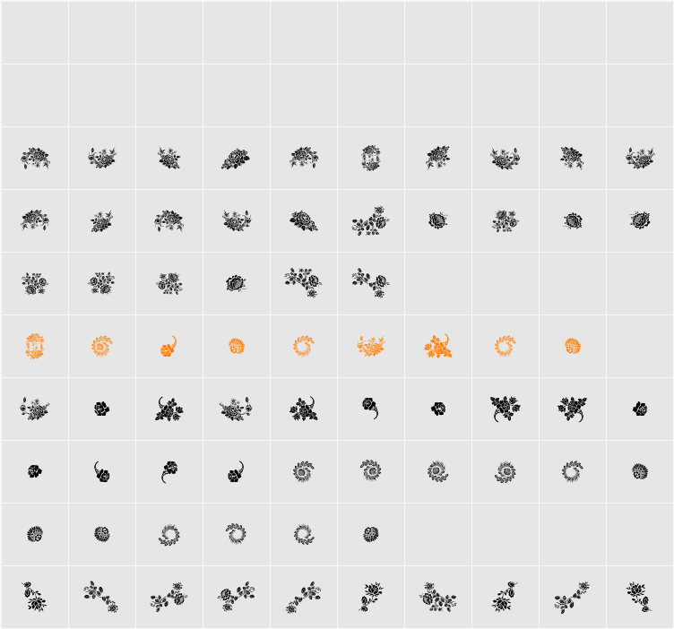 Floreale Two Character Map