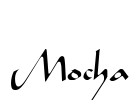 Mocha Font Image