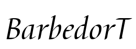 BarbedorT Font Image