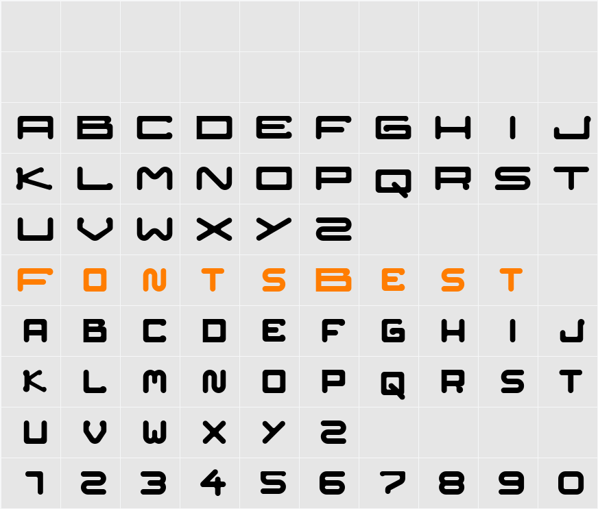 NOZSTUDIO Character Map
