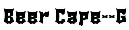 Beer Cape__G