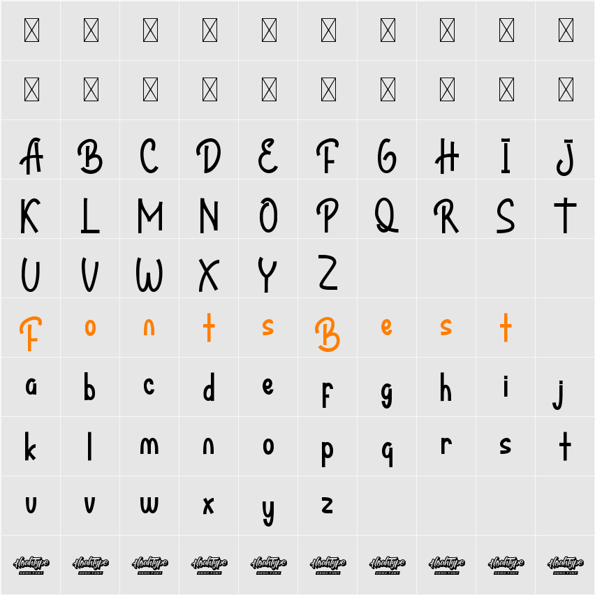 Bandrek Demo Character Map