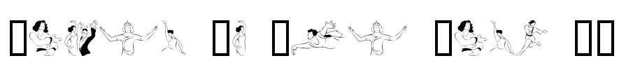 Dancer In The Dark II Font Image