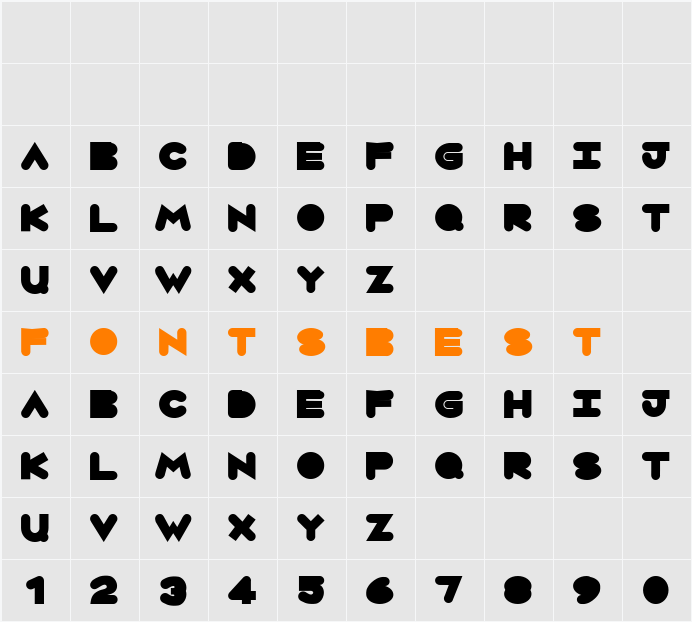 Circles Character Map
