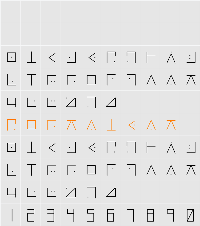 GLT-ごぬんねStroke交丸 180 かなりほそい Character Map