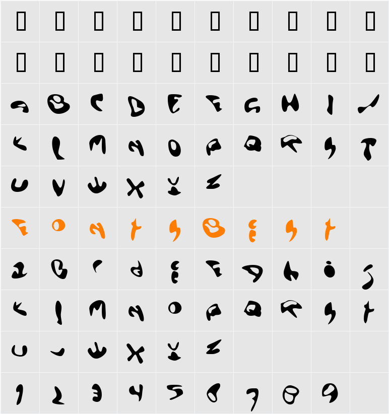 JI-Joshes Character Map