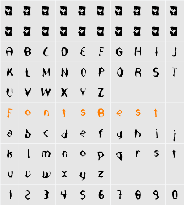 Nabatea Character Map