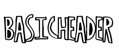 BasicHeader Font Image