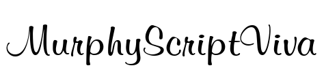 MurphyScriptViva Font Image