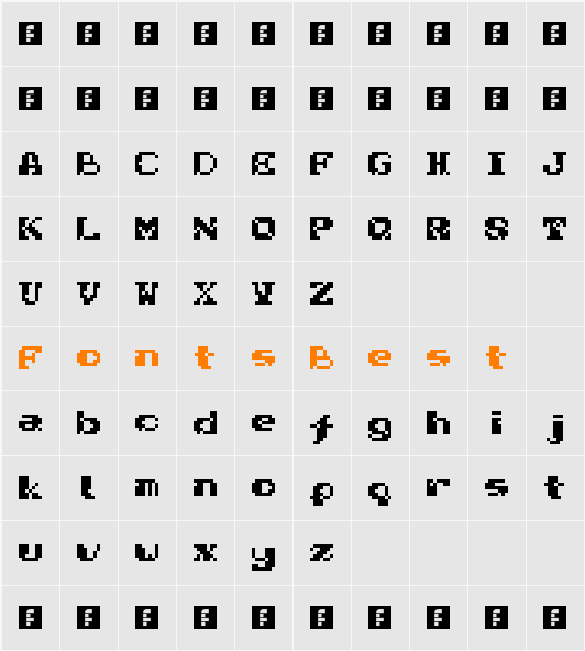 Nativa Character Map