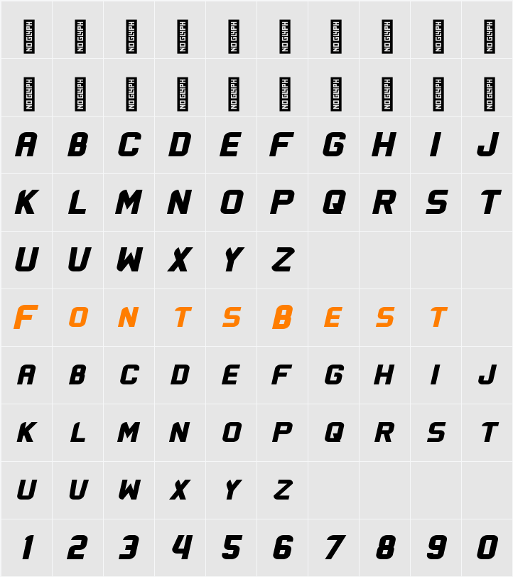 Flatwheat Character Map