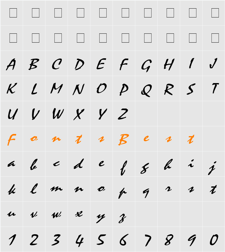 Mystic Wide Character Map