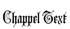 Chappel Text Font Image