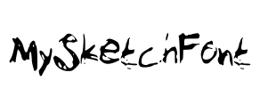 MySketchFont Font Image