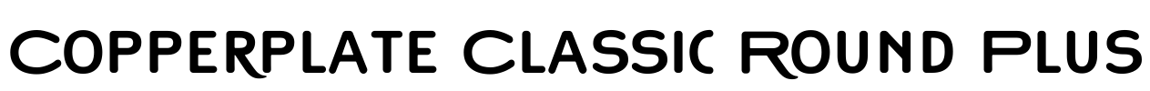 Copperplate Classic Round Plus Font Image