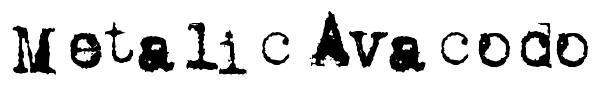 Metalic Avacodo