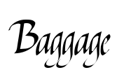Baggage Font Image