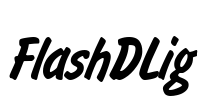 FlashDLig Font Image