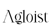 Agloist Font Image