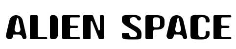 Alien Space Font Image