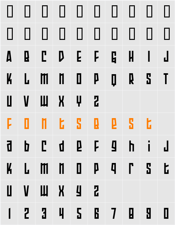 Armor Piercing 2.0 BB Character Map
