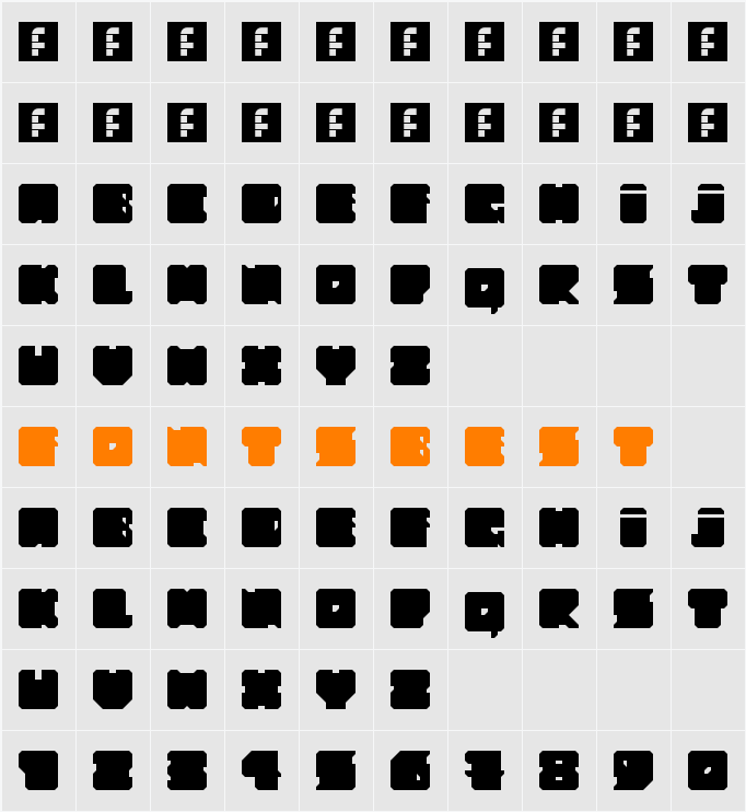 Fat Ass  Character Map