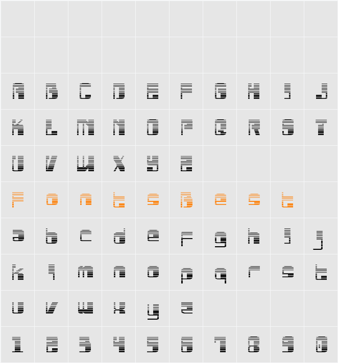 Drosselmeyer Gradient Character Map