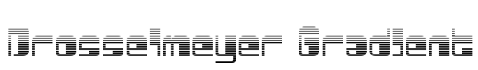 Drosselmeyer Gradient Font Image