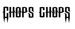 Chops chopS Font Image
