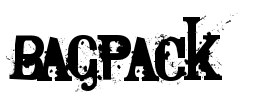 Bagpack Font Image