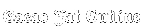 Cacao Fat Outline