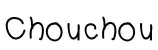 Chouchou Font Image
