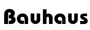 Bauhaus Font Image