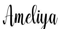 Ameliya Font Image
